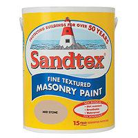 Sandtex Textured Masonry Mid Stone 5L