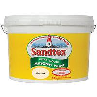 Sandtex Smooth Masonry Ivory Stone 10L