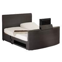 Savoy Adjustable Massage TV Bed Non-massage Weave Grey King