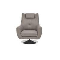 Sanza Leather Swivel Armchair