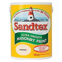 Sandtex Smooth Masonry Magnolia 5L