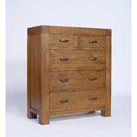 Santana Reclaimed Oak 2 over 3 Chest of Drawers