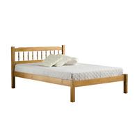 santos antique pine bed frame