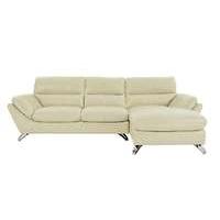 Salvador Leather Corner Chaise