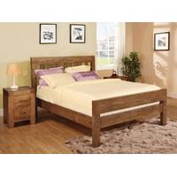 Santana Reclaimed Oak Bed - Multiple Sizes (Double Bed)