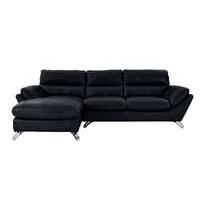 Salvador Leather Corner Chaise
