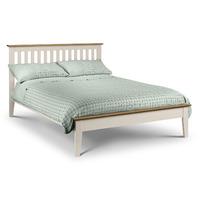 Salerno Wooden Two Tone Bed Frame - Double