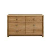 salcombe 6 drawer wide chest