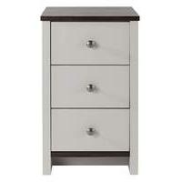 Salcombe 3 Drawer Bedside Table