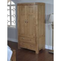 Santana Blonde Oak Single Wardrobe