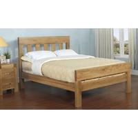 Santana Blonde Oak Bed - Multiple Sizes (King Size Bed)