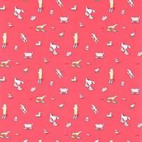 Sanderson Wallpapers Dogs in Clo...