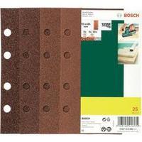 Sander paper set Hook-and-loop-backed, punched Grit size 60, 80, 120 (L x W) 185 mm x 93 mm Bosch Promoline 2607019495