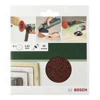 Sanding discs unperforated Grit size 180 (Ø) 125 mm Bosch 2609256B52 5 pc(s)