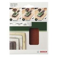 Sander paper unperforated Grit size 120 (L x W) 140 mm x 115 mm Bosch 2609256B16 10 pc(s)