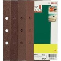 Sander paper set punched Grit size 60, 80, 120, 240 (L x W) 230 mm x 93 mm Bosch Promoline 2607019501 1 Set