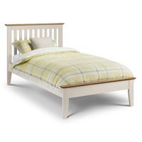 Salerno Wooden Two Tone Bed Frame - Single