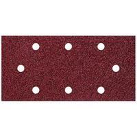 Sander paper set Hook-and-loop-backed, punched Grit size 60, 120, 240 (L x W) 180 mm x 93 mm Wolfcraft 1998000 10 pc(s