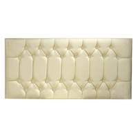 Salu Upholstered Headboard Hessian Chocolate King