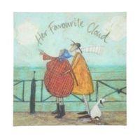 Sam Toft Her Favourite Cloud Canvas Print (W)40cm (H)40cm