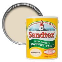 Sandtex Illus White Matt Masonry Paint 5L