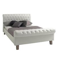 sareer richmond white bed frame with sareer matrah cool blue pocket me ...