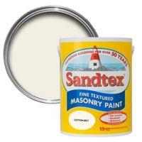 Sandtex Cotton Belt Cream Matt Masonry Paint 5L