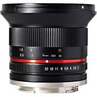 Samyang 12mm f2.0 NCS CS Lens - Fuji X Fit - Black