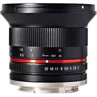 samyang 12mm f20 ncs cs lens fuji x fit black