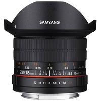 Samyang 12mm f2.8 ED AS NCS Fisheye Lens - Fuji Fit