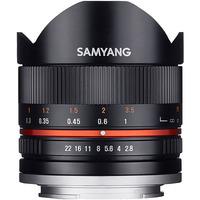 Samyang 8mm f2.8 UMC II Fisheye Lens - Fuji Fit