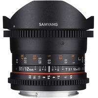 Samyang 12mm T3.1 ED AS NCS Fisheye VDSLR Lens - Nikon Fit