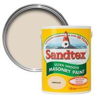 Sandtex Sandblast Cream Matt Masonry Paint 5L