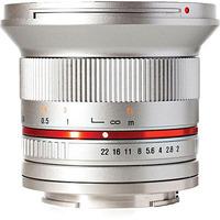 Samyang 12mm f2.0 NCS CS Lens - Fuji X Fit - Silver
