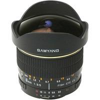 Samyang 8mm f3.5 Aspherical IF MC Fisheye CS Lens - Nikon AE Fit