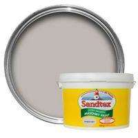 Sandtex Plymouth Grey Smooth Matt Masonry Paint 10L