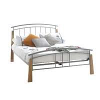 Sareer Jose Bed Frame with Sareer Matrah Cool Blue Pocket Memory Mattress - Double