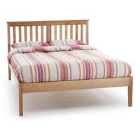 Salisbury Low Foot-end Oak Wooden Bed Frame Double