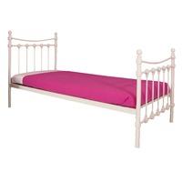 Santa Fe Metal Bed Frame Cream