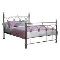 Sareer Sonita Chrome Bed Frame Sareer Matrah Coil Sprung Mattress - Double