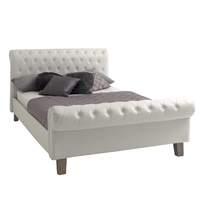 Sareer Richmond White Bed Frame with Sareer Matrah Coil Sprung Mattress - King
