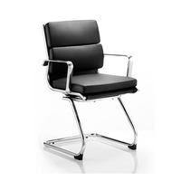 savoy black cantilever office chair