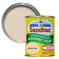 Sandtex Country Stone Beige Matt Masonry Paint 150ml Tester Pot