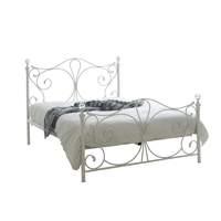 Sareer Sherry White Bed Frame with Sareer Matrah Coil Sprung Mattress - King