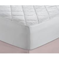 satin stripe mattress protector double