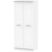 san francisco bay white wardrobe double plain