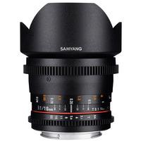 samyang 10mm t31 ed as ncs cs ii video lens sony e mount