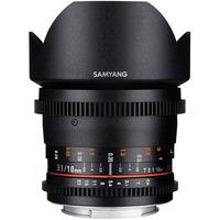 Samyang 10mm T3.1 ED AS NCS CS II VDSLR Lens - Sony Fit