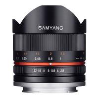 samyang 8mm f28 umc fisheye ii lens sony e fit