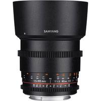 Samyang 85mm T1.5 AS IF UMC II Video Lens - Micro Four Thirds Fit